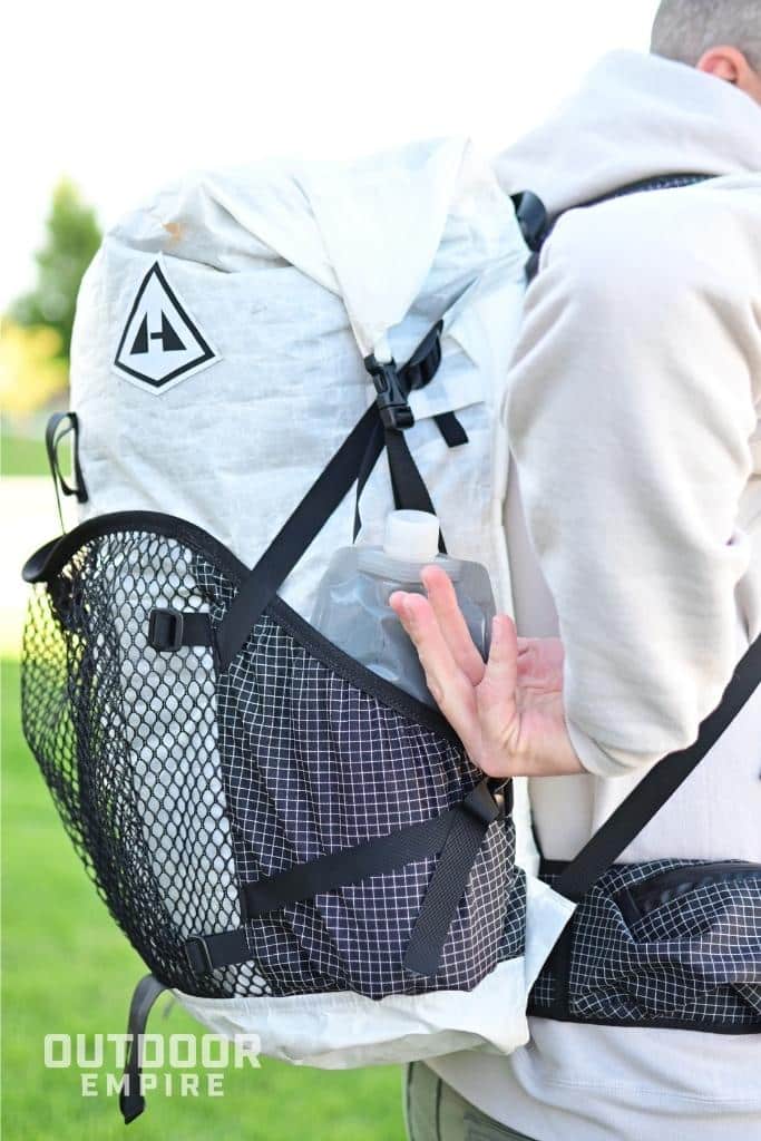 Hyperlite Junction Ultralight双肩包侧袋